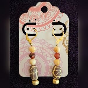 Chic Beaded Dangle Earrings